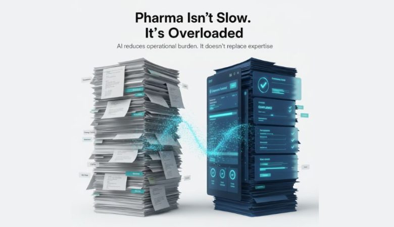 Pharma Isn’t Slow. It’s Overloaded. How AI in Pharma Is Removing the Weight Slowing Teams Down