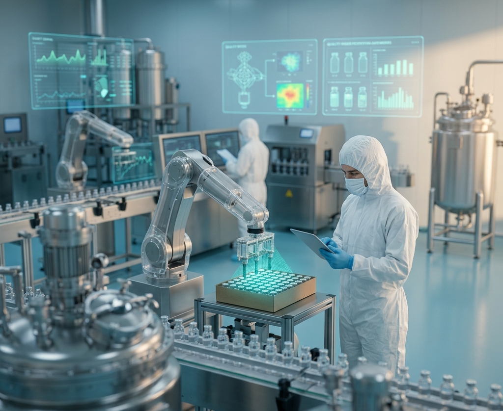 use of artificial intelligence, use of artificial intelligence in pharma manufacturing, AI in pharmaceutical manufacturing, artificial intelligence in drug manufacturing, pharma manufacturing automation with AI, AI in GMP compliance, AI for quality control in pharma, predictive maintenance in pharma manufacturing, AI in pharmaceutical production processes, machine learning in pharma manufacturing, AI-driven pharma supply chain, AI for batch optimization in pharma, AI in pharmaceutical quality assurance, Pharma 4.0 AI solutions, intelligent pharma manufacturing systems, AI in regulated manufacturing, AI for drug production efficiency, AI-powered pharma operations, digital transformation in pharma manufacturing, AI in cleanroom manufacturing, AI for pharmaceutical process optimization