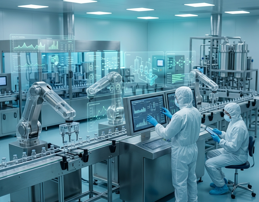 Use of Artificial Intelligence in Pharma Manufacturing, 
